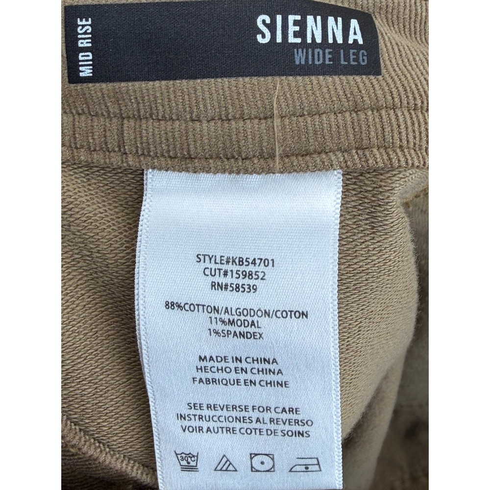 KUT From The Kloth Women Sienna Wide‎ Leg Corduroy Pants Khaki Size 16 - Picture 13 of 14